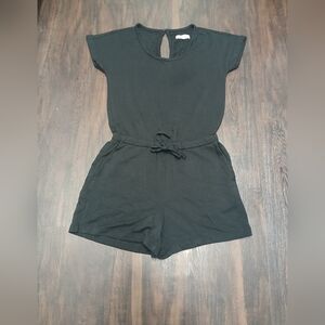 Lou & Grey Black Short Sleeve Jumpsuit